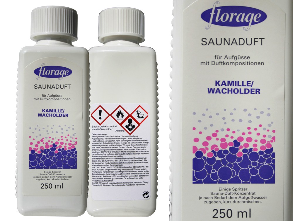 SaunaDuftKonzentrat 250ml WÜRZIGE Düfte SaunaAufgussKonzentrat